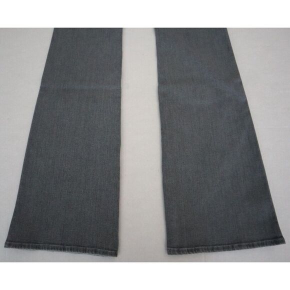 7 For All Mankind Women's Sz 28 Gray Kimmie Mid Rise Bootcut Denim Jeans - Picture 8 of 13